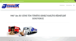 Desktop Screenshot of istanbulteknikevdeneve.com